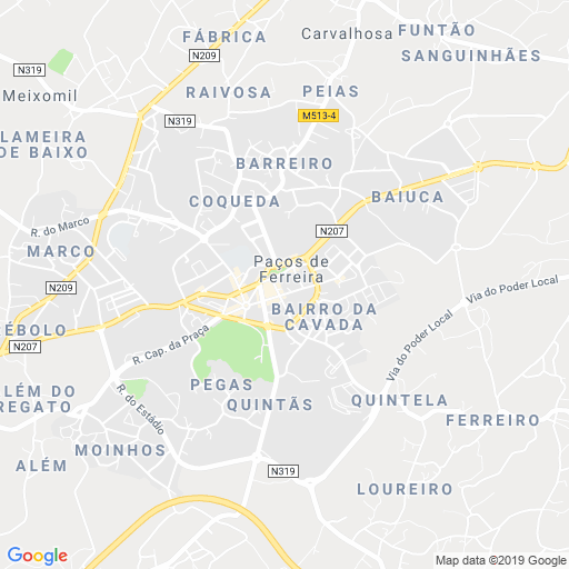 Pa os De Ferreira Concelho De Pa os De Ferreira Mapas Tempo 